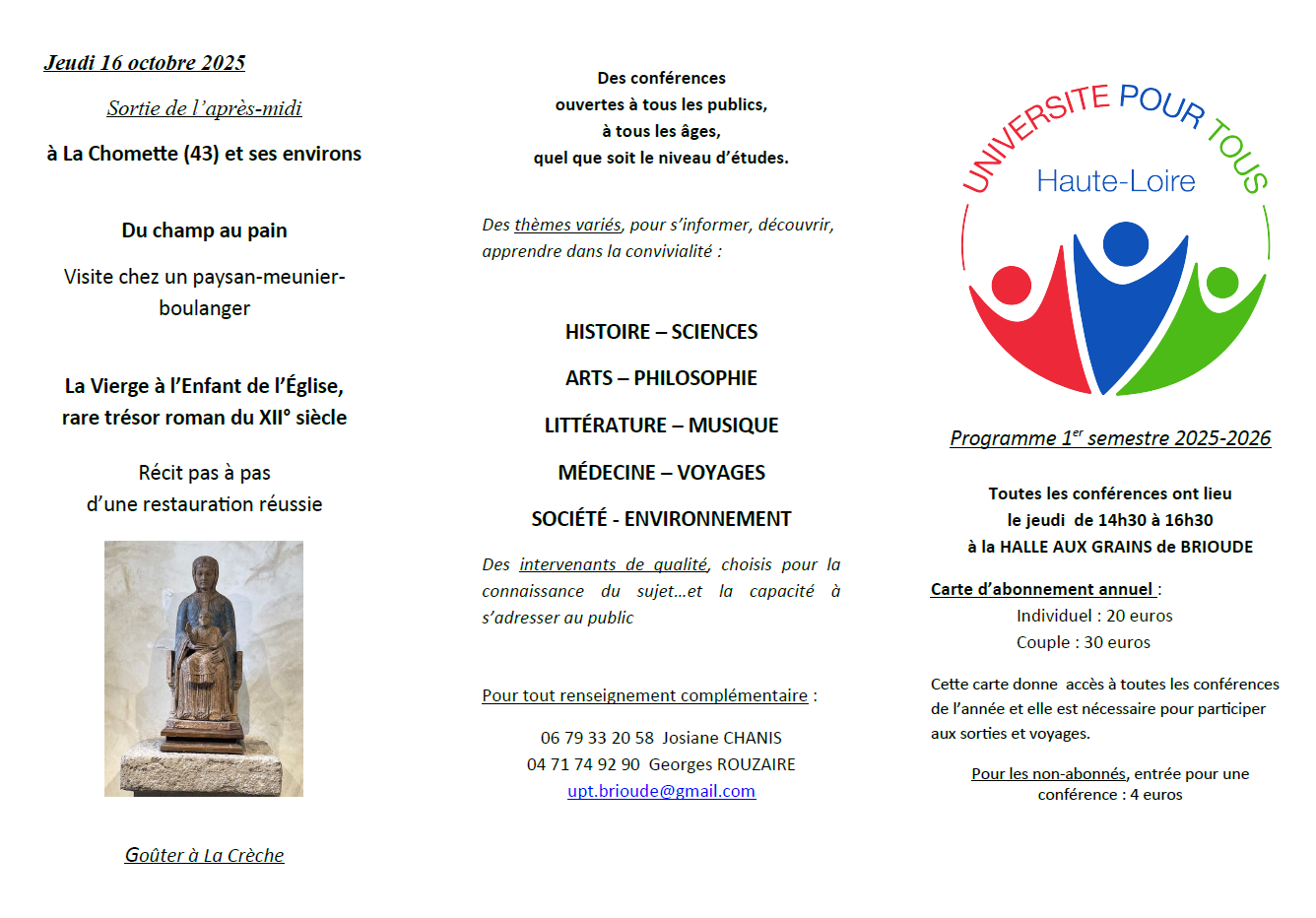 Programme 1er smestre 25/26